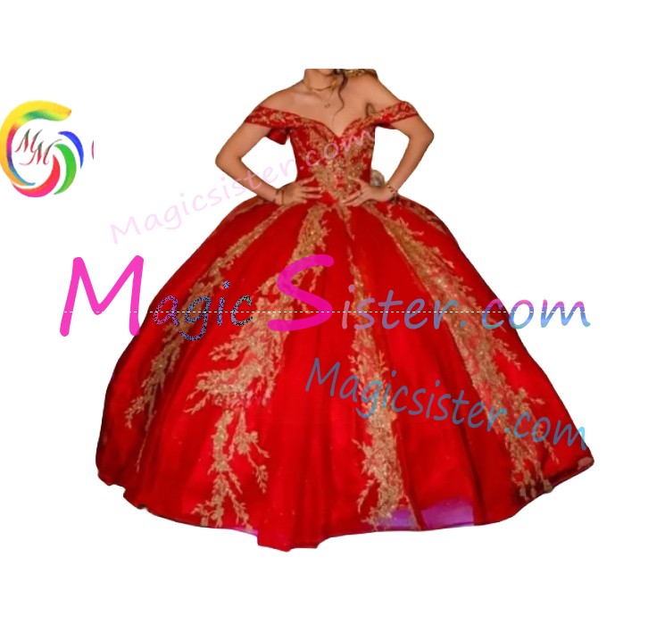 Topselling Luxury Red Quinceanera Dress