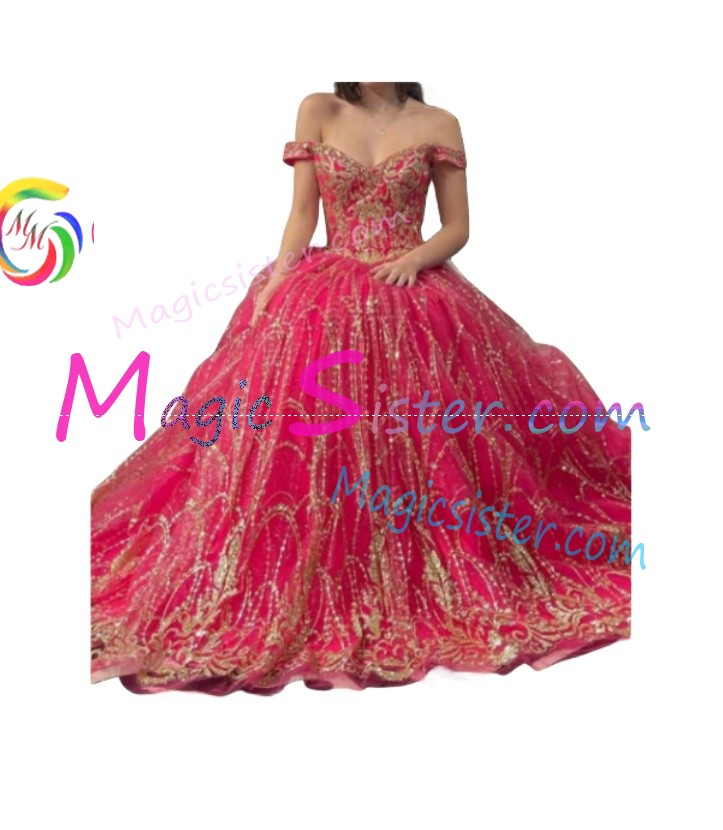 Topselling Luxury Red Quinceanera Dress