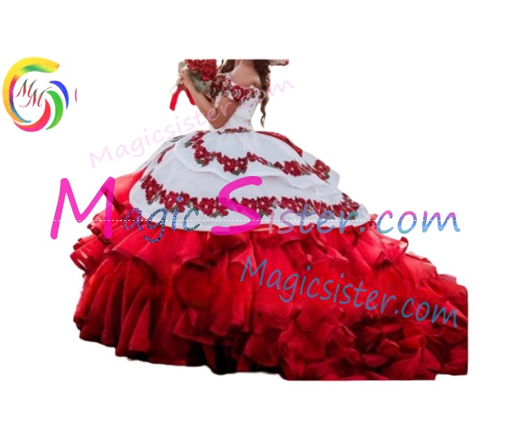 Topselling Luxury Red Quinceanera Dress
