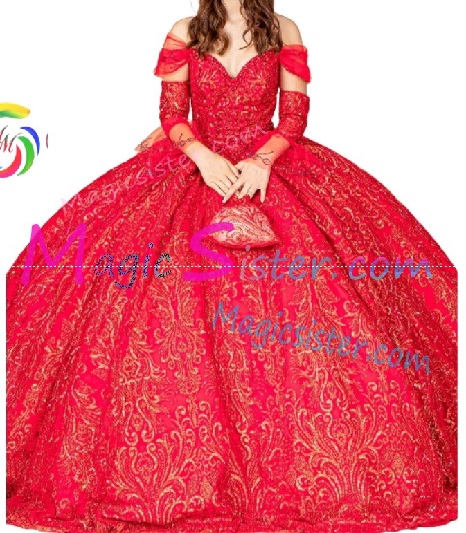 Topselling Beautiful Red Quinceanera Dress