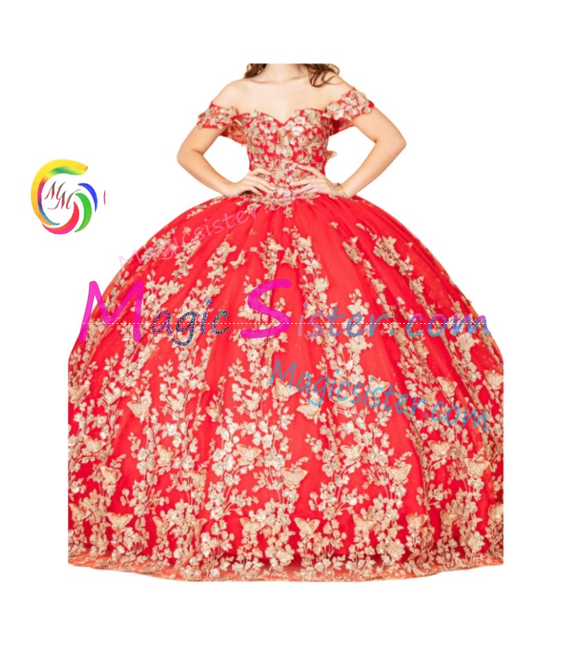 Topselling Red Quinceanera Dress