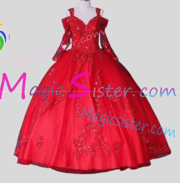 Topselling Beautiful Red Quinceanera Dress