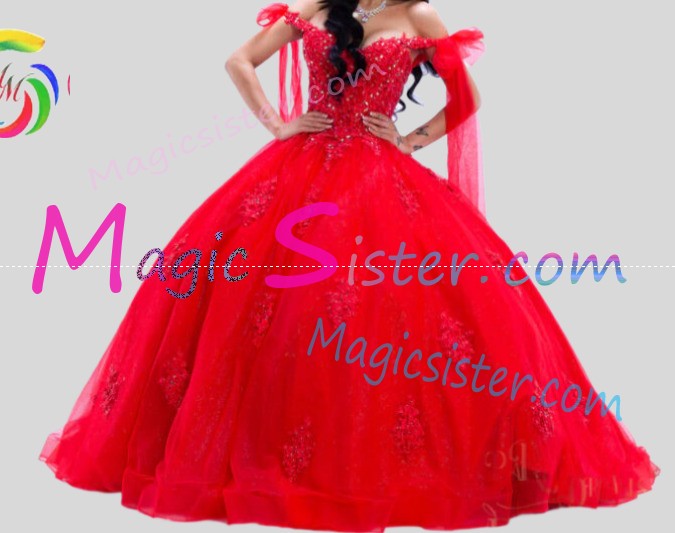 Topselling Beautiful Red Quinceanera Dress