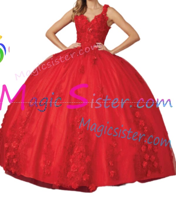 Topselling Beautiful Red Quinceanera Dress