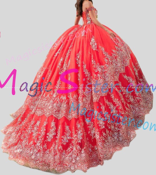 Topselling Beautiful Red Quinceanera Dress