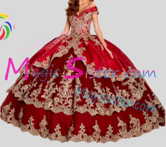 Topselling Beautiful Red Quinceanera Dress