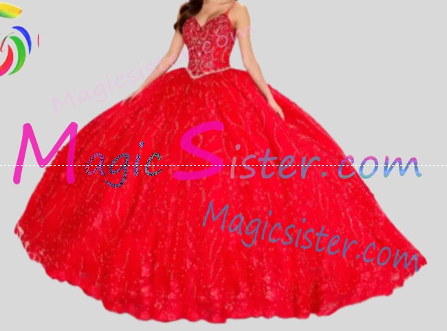 Topselling Beautiful Red Quinceanera Dress