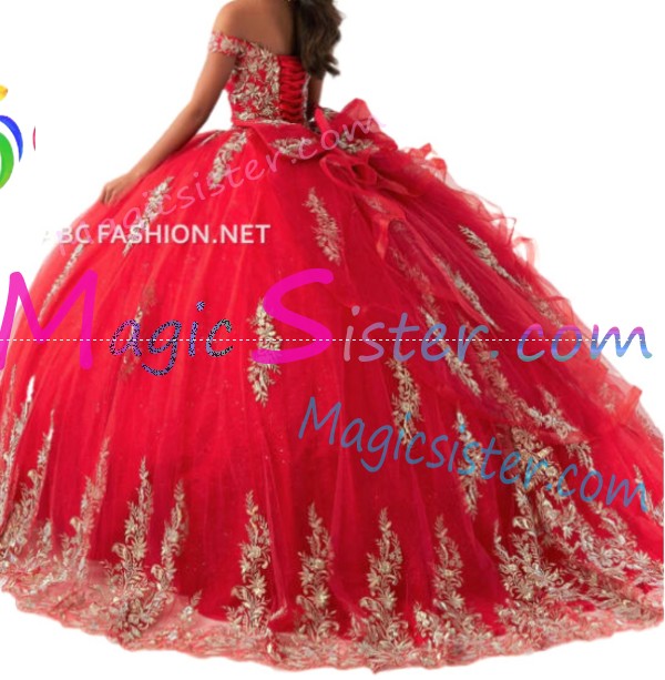 Topselling Beautiful Red Quinceanera Dress