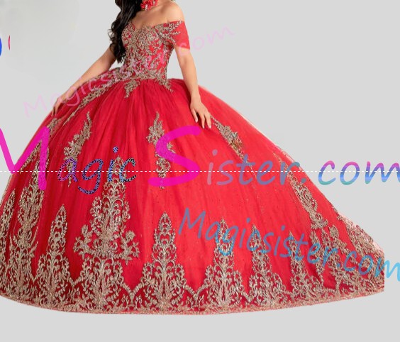 Topselling Beautiful Red Quinceanera Dress