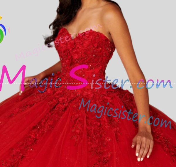 Topselling Factory Wholesale Red Quinceanera Dress