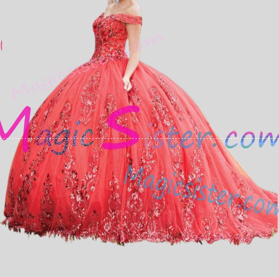Topselling Factory Wholesale Red Quinceanera Dress