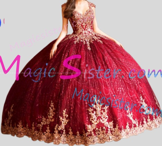 Topselling Luxury Red Quinceanera Dress