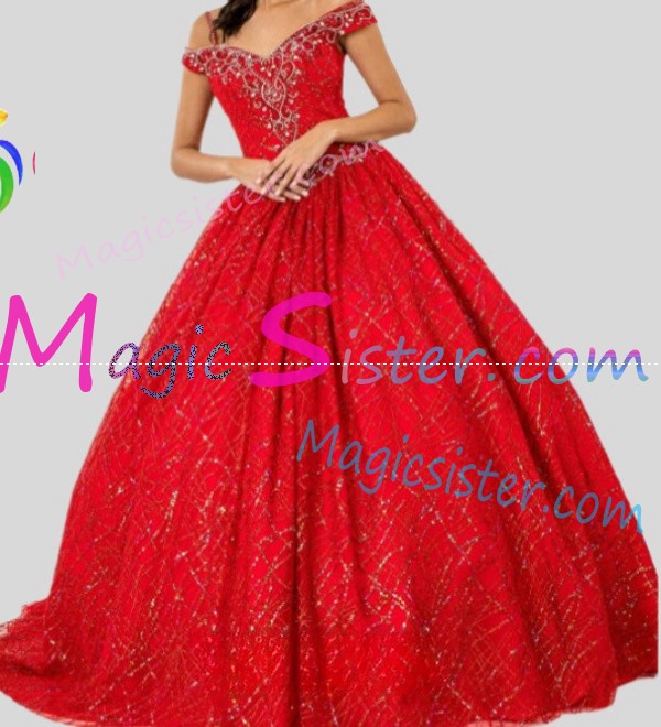 Topselling Luxury Red Quinceanera Dress