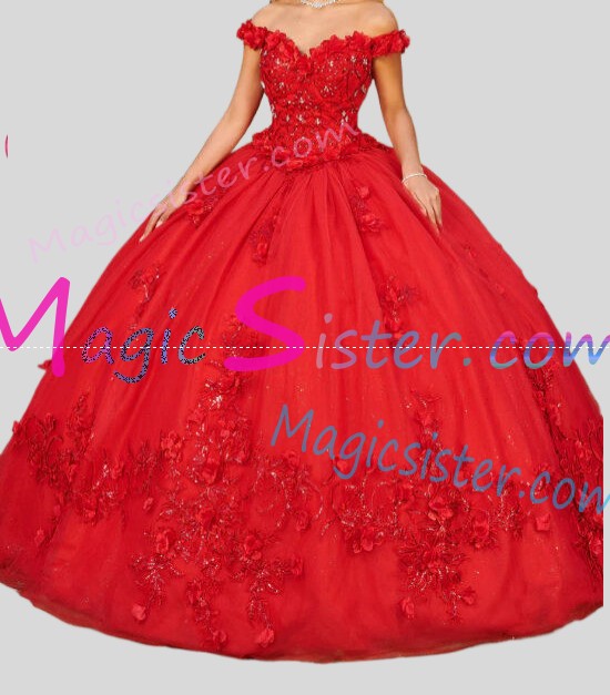 Topselling Luxury Red Quinceanera Dress