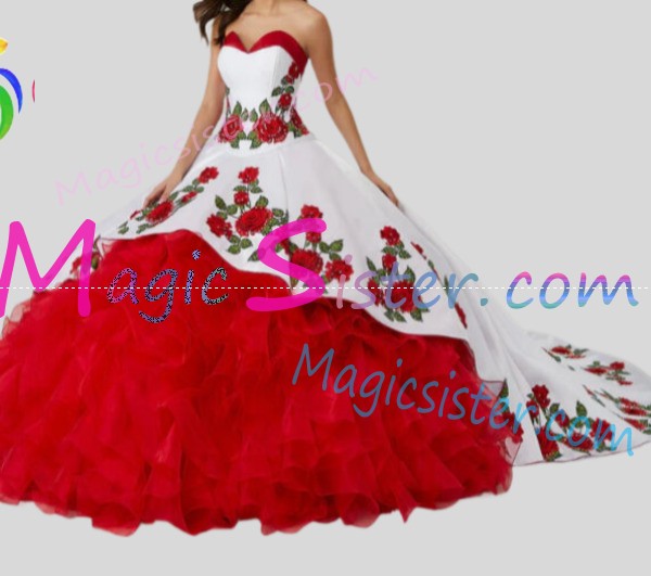 Topselling Luxury Red Quinceanera Dress