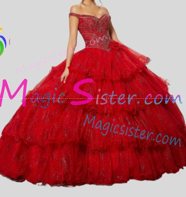 Topselling Red Quinceanera Dress