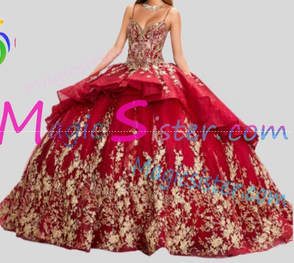 Topselling Red Quinceanera Dress