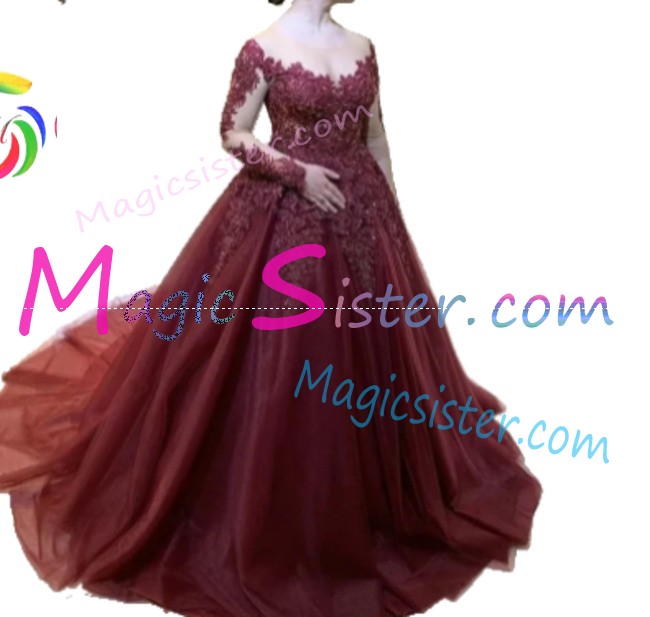 Hotselling Burgundy Quinceanera Dress