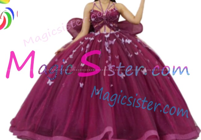 Hotselling Burgundy Quinceanera Dress