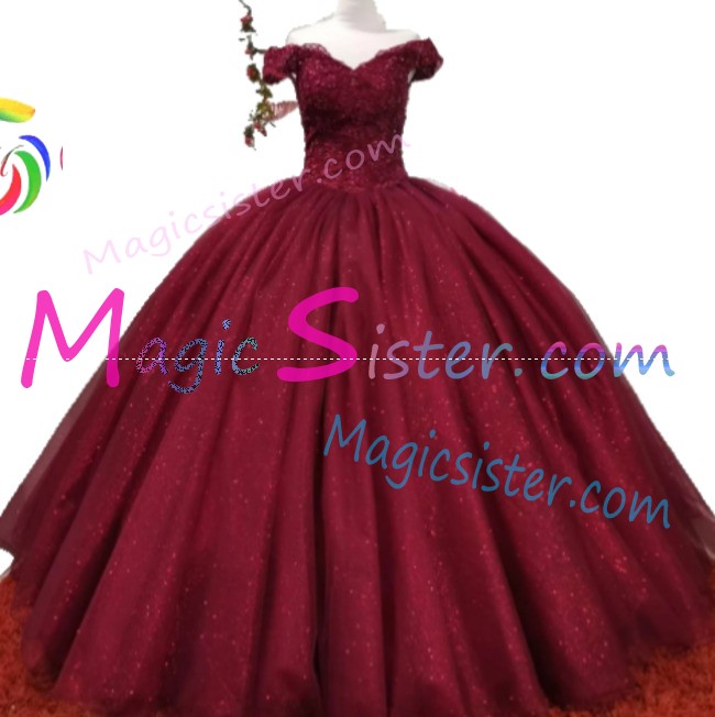 Hotselling Burgundy Quinceanera Dress