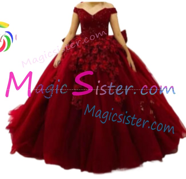 Hotselling Burgundy Quinceanera Dress