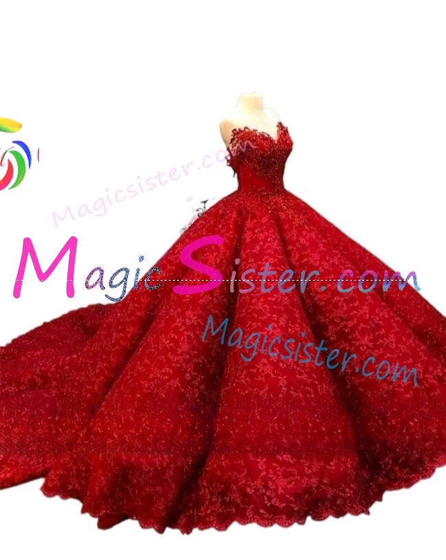 Hotselling Burgundy Quinceanera Dress