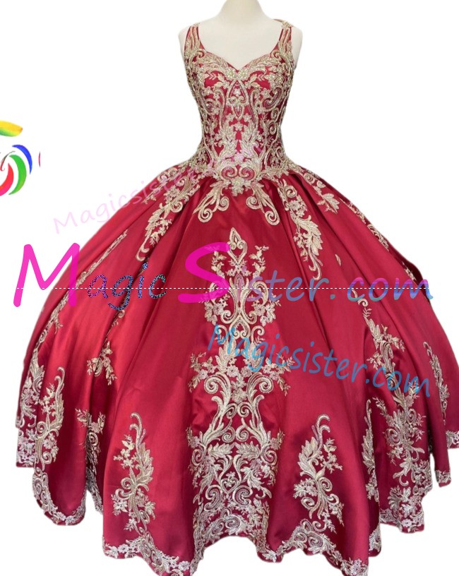 Hotselling Burgundy Quinceanera Dress