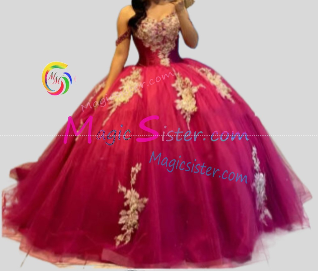 Hotselling Beautiful Burgundy Quinceanera Dress