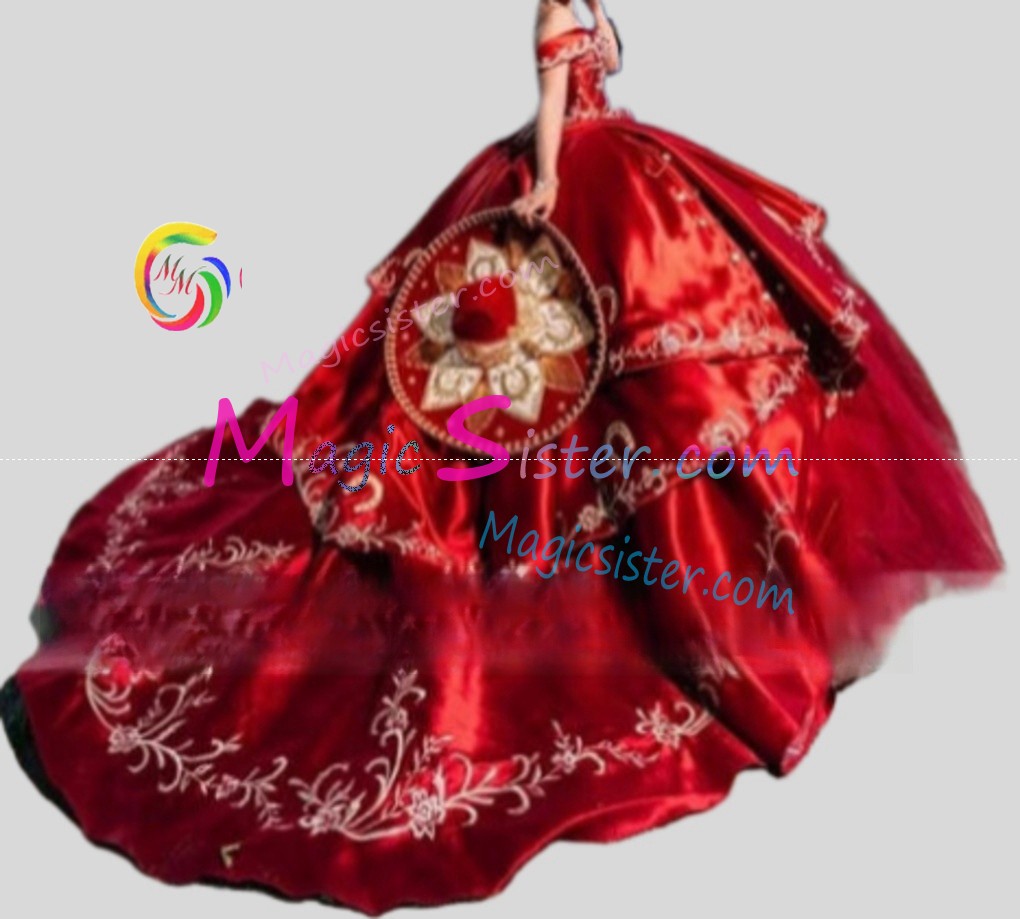 Hotselling Beautiful Burgundy Quinceanera Dress