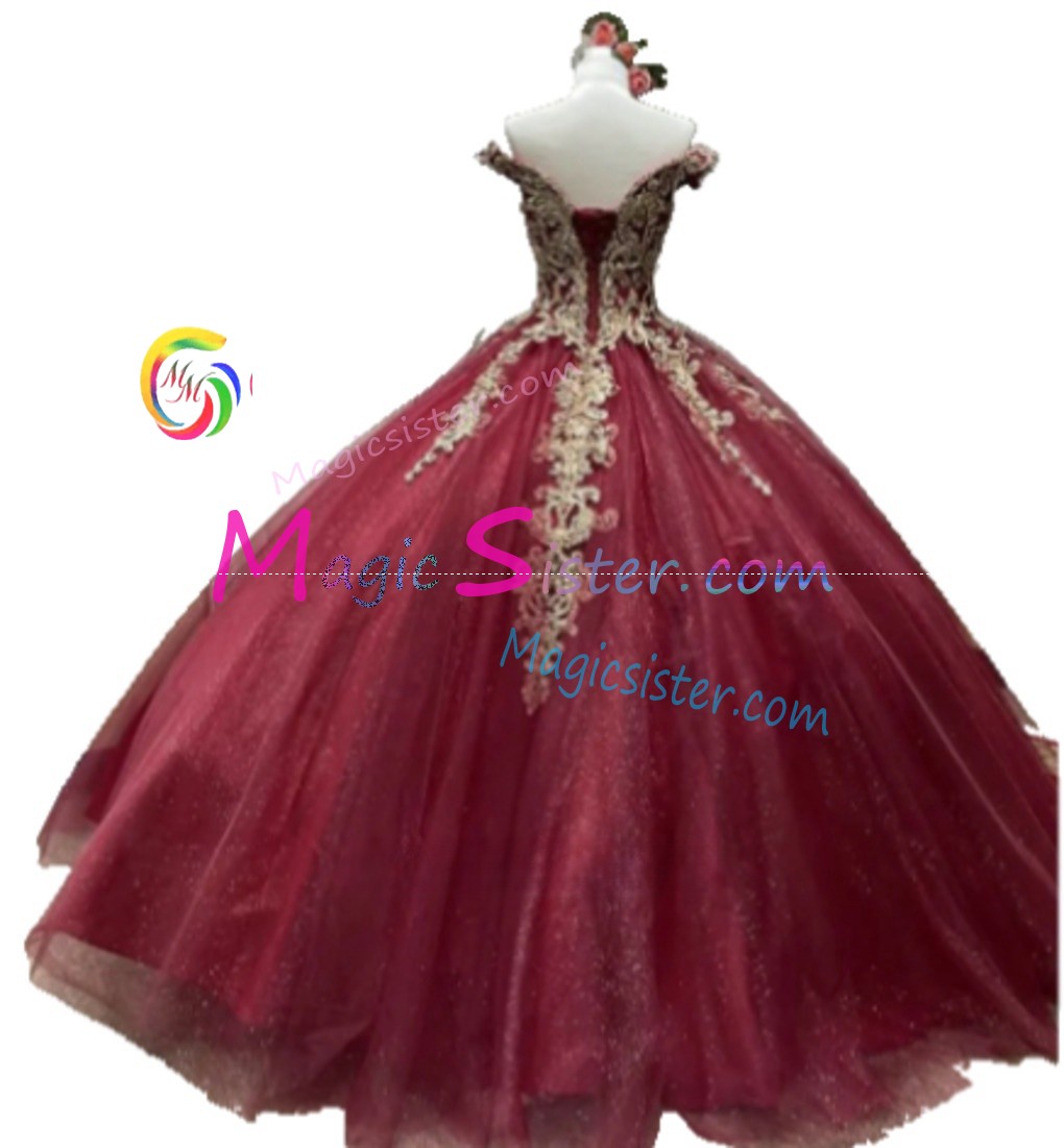 Hotselling Burgundy Quinceanera Dress