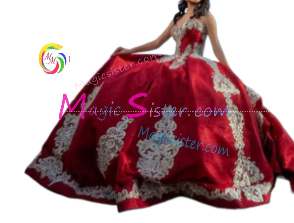 Hotselling Burgundy Quinceanera Dress