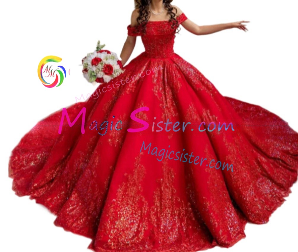Hotselling Burgundy Quinceanera Dress