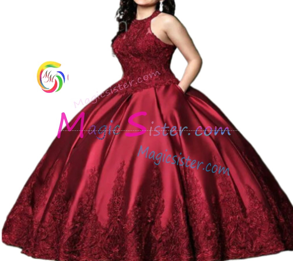 Hotselling Burgundy Quinceanera Dress