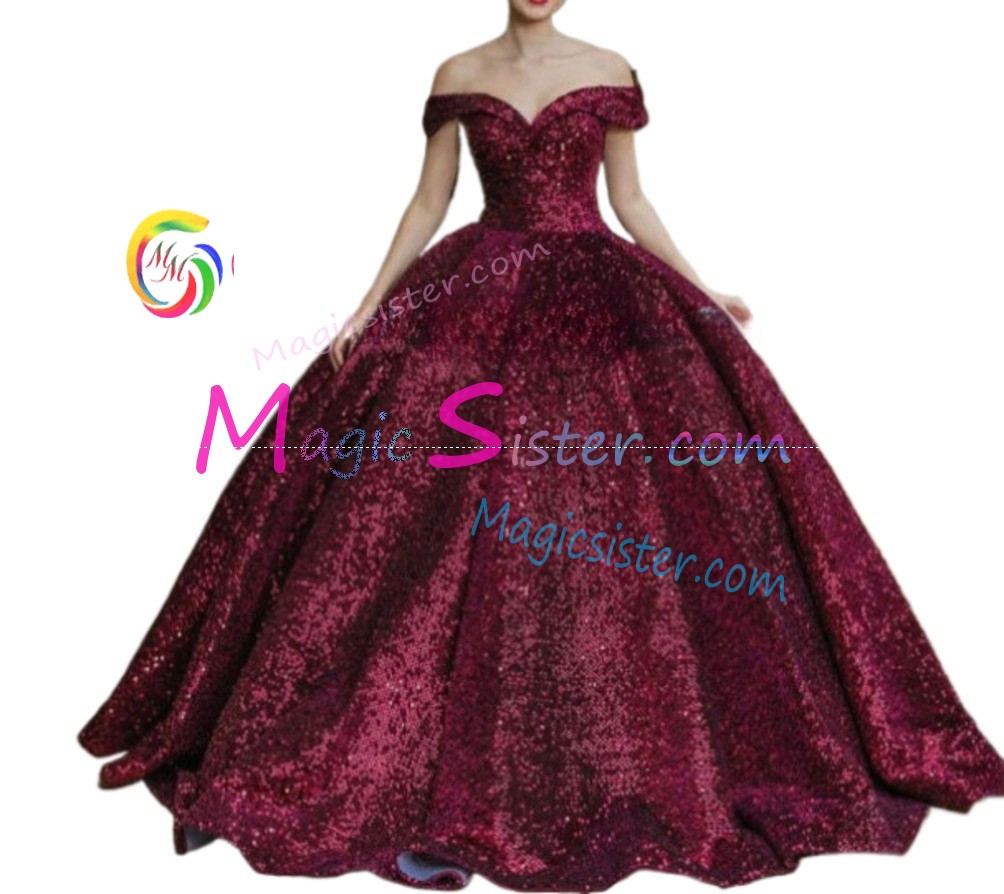 Hotselling Burgundy Quinceanera Dress