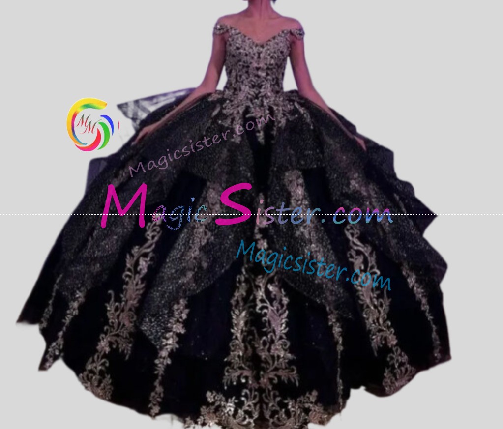 Topselling Black Quinceanera Dress