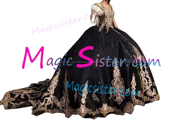 Topselling Black Quinceanera Dress