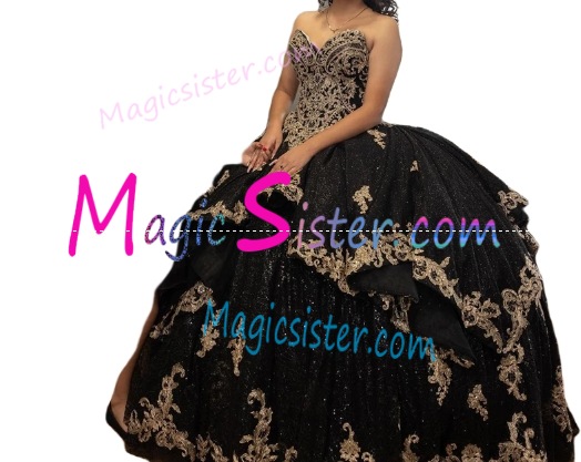 Topselling Black Quinceanera Dress