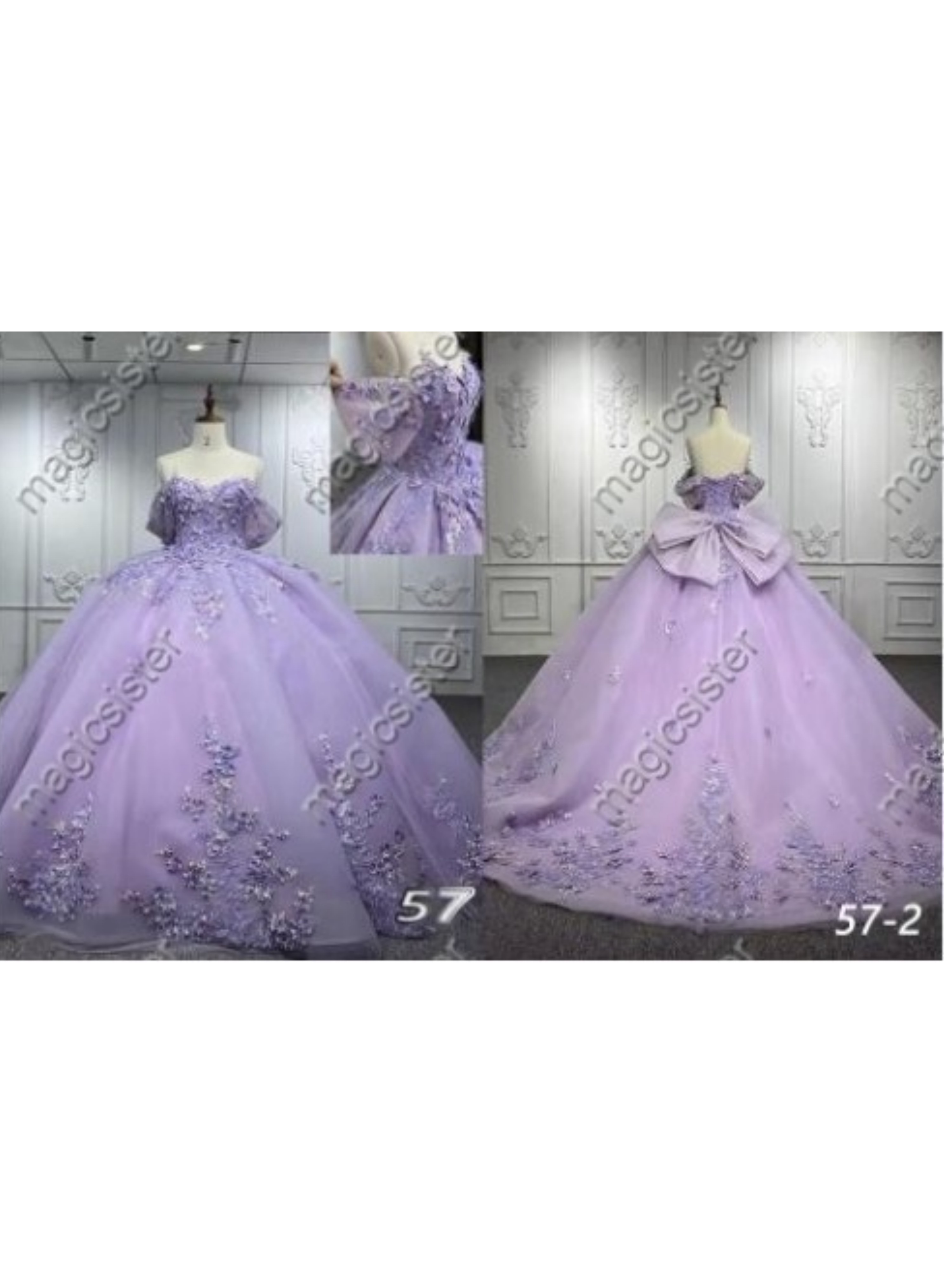 Instock multi-color Quninceanera Dress