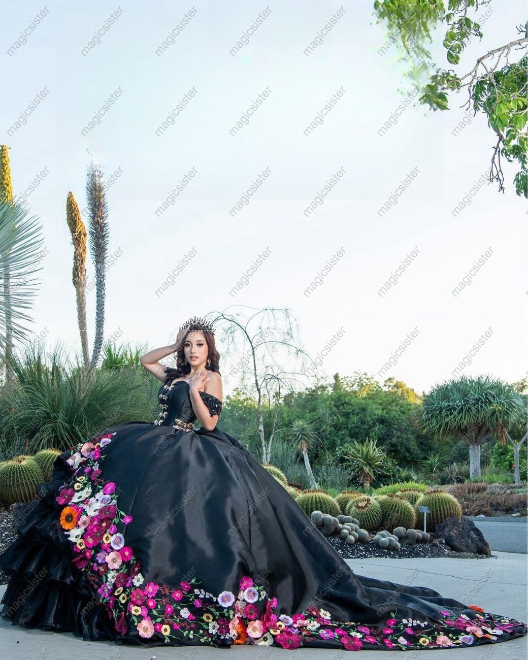 Instock Factory Wholesale Charro Quninceanera Dress