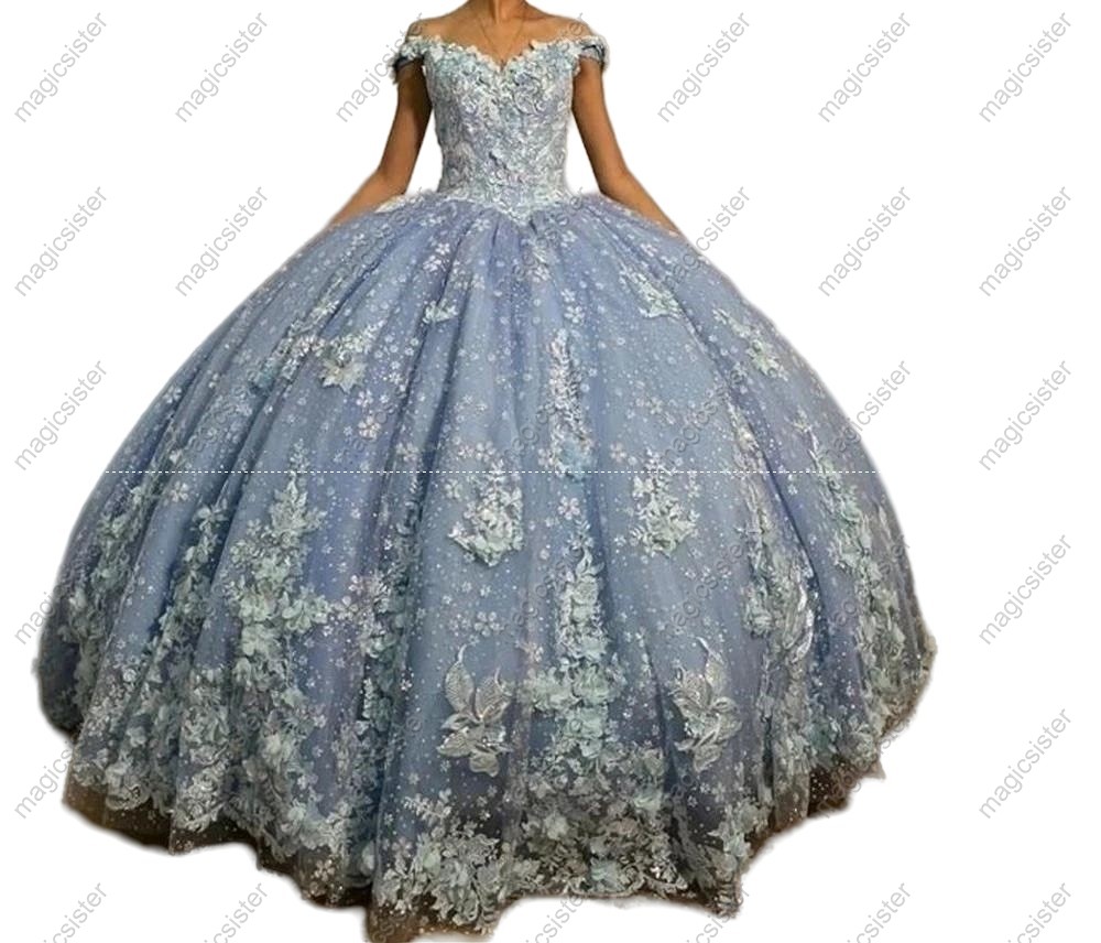 Sparkly Instock Factory Wholesale Quninceanera