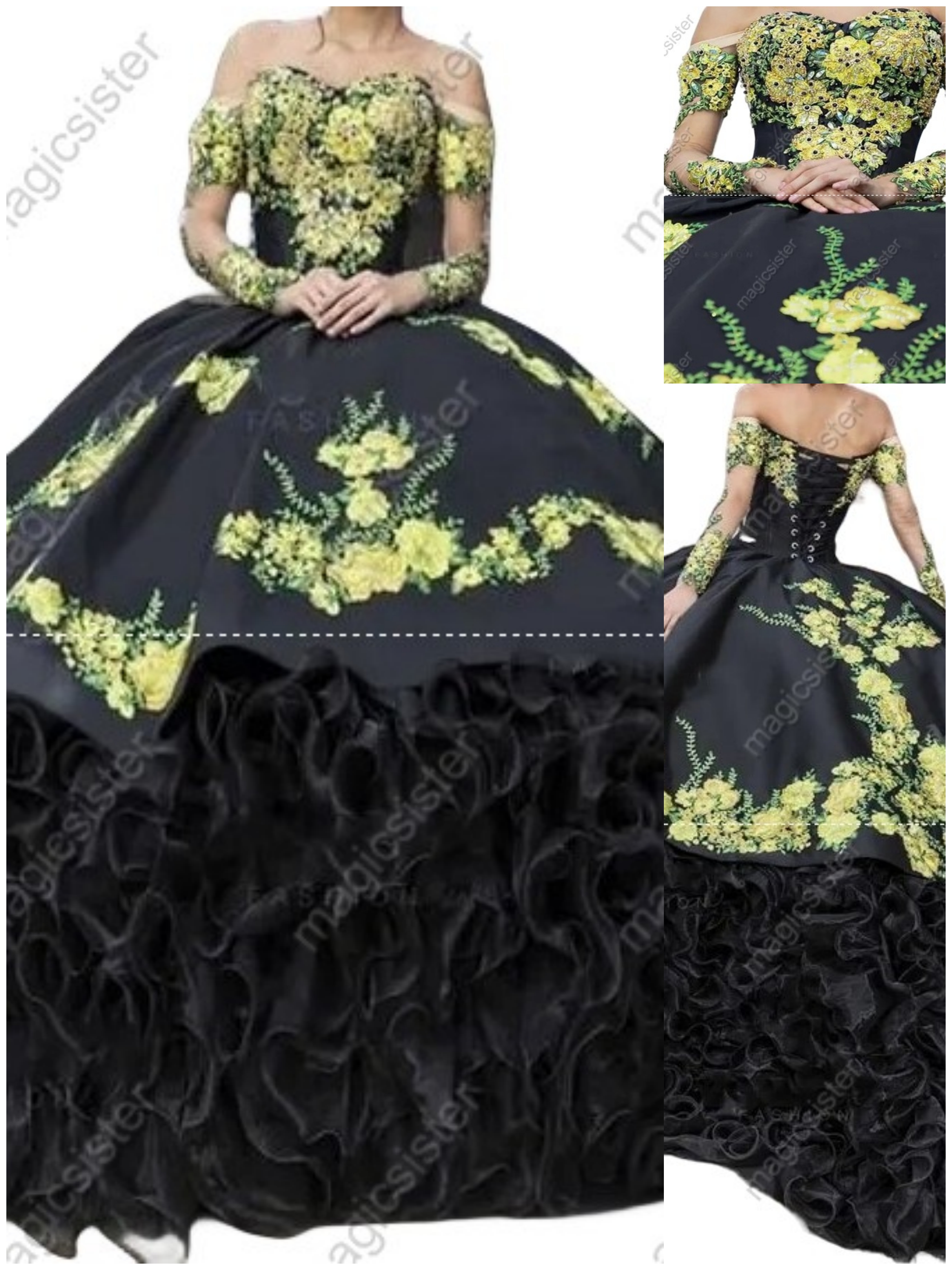 Gorgeous Glitter Factory Wholesale Quinceanera Dress