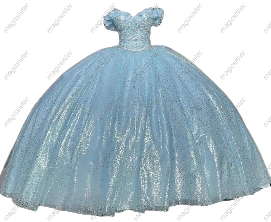Luxury Unique Glitter Quinceanera Dresses