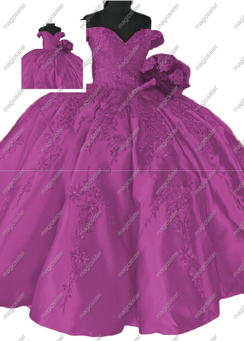 Factory wholesale off shoulder for quinceanera dress