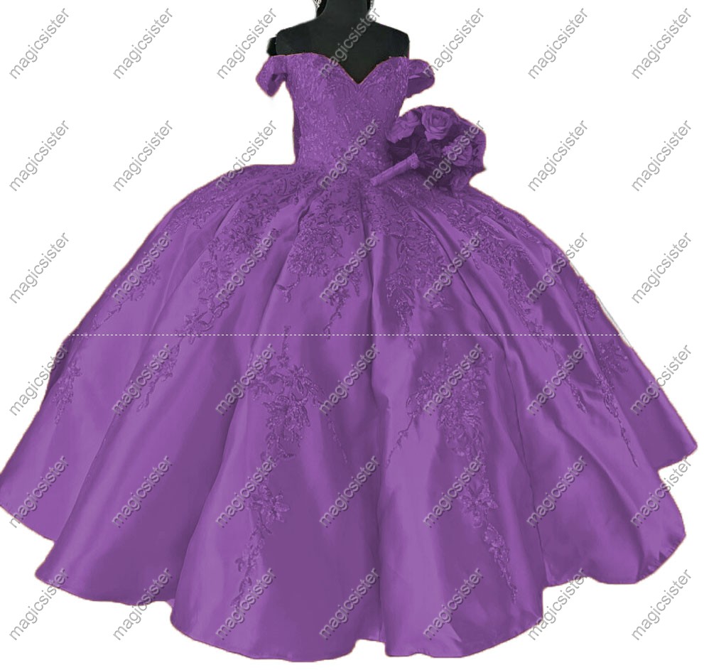 Factory wholesale off shoulder for quinceanera dress