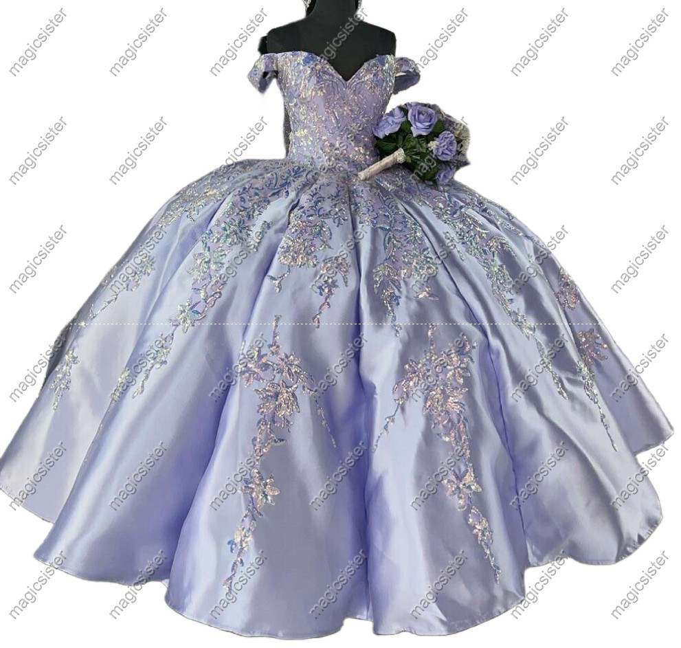 Factory wholesale off shoulder for quinceanera dress