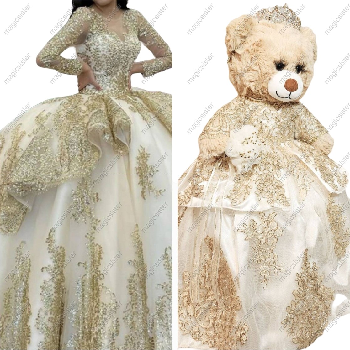 Quinceanera Dresses Ball Gown Birthday Party Dress Lace Up Graduation Gown With Bow