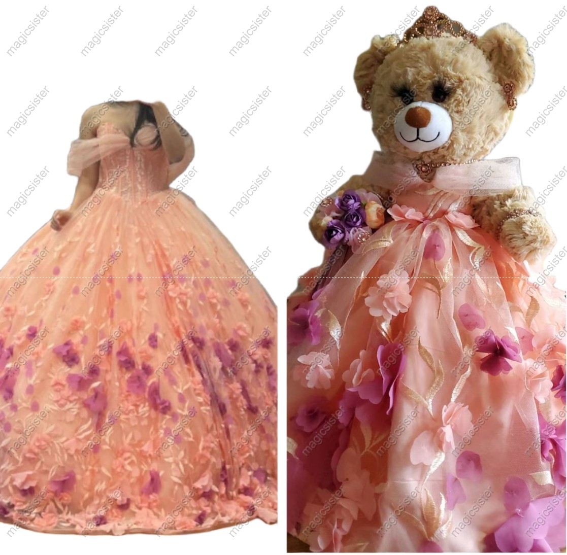 Quinceanera Dresses Ball Gown Birthday Party Dress Lace Up Graduation Gown With Bow