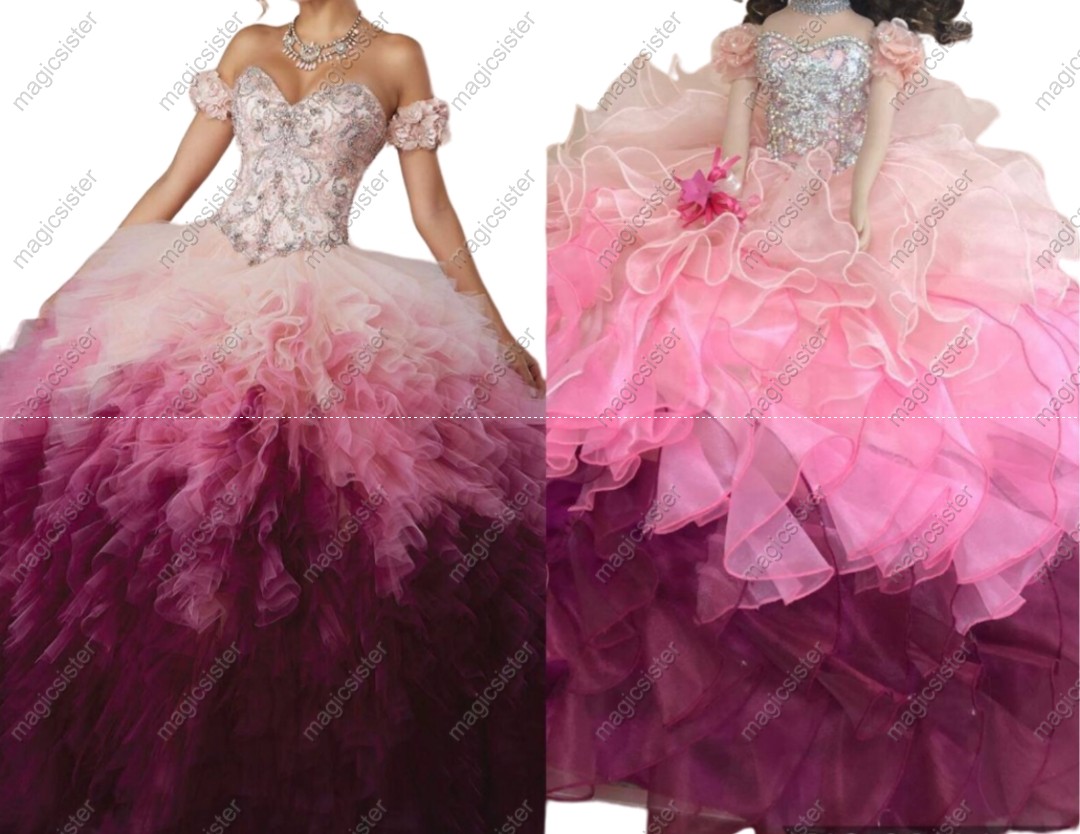 Beautiful Hotselling Matching Barbie and Bear Dress