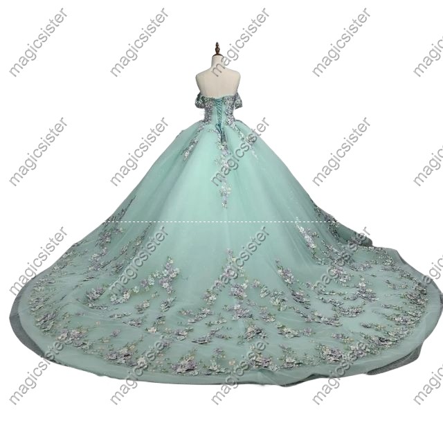Sage Factory Wholesale TopSelling Green System Quinceanera Dress