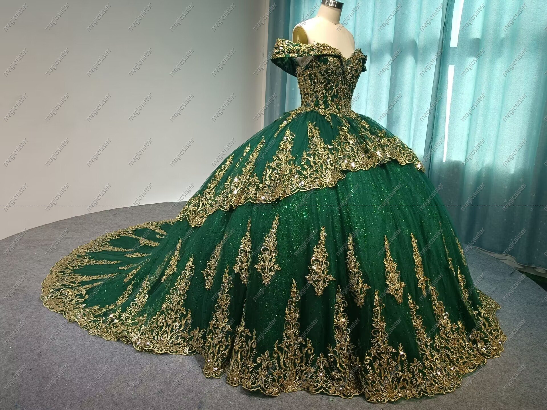 Emerald Green Topselling Quinceanera Dress
